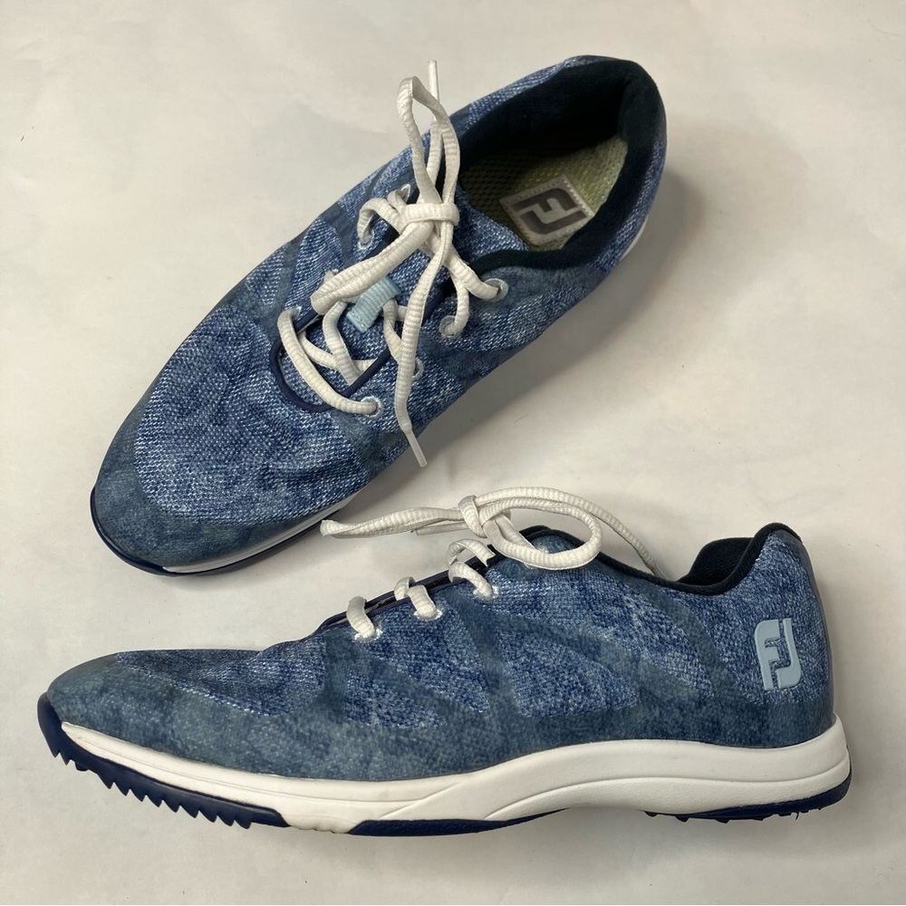 Footjoy Leisure golf shoes spikeless size 7.5 blue